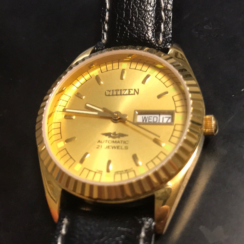 Vintage citizen mechanical automatic watch